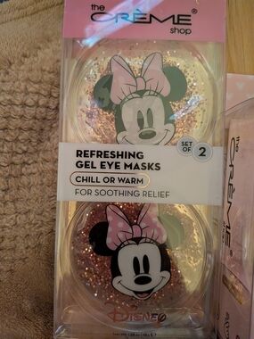 The Crème Shop x Disney Minnie Pink Refreshing Gel Eye Masks (Set of 2)